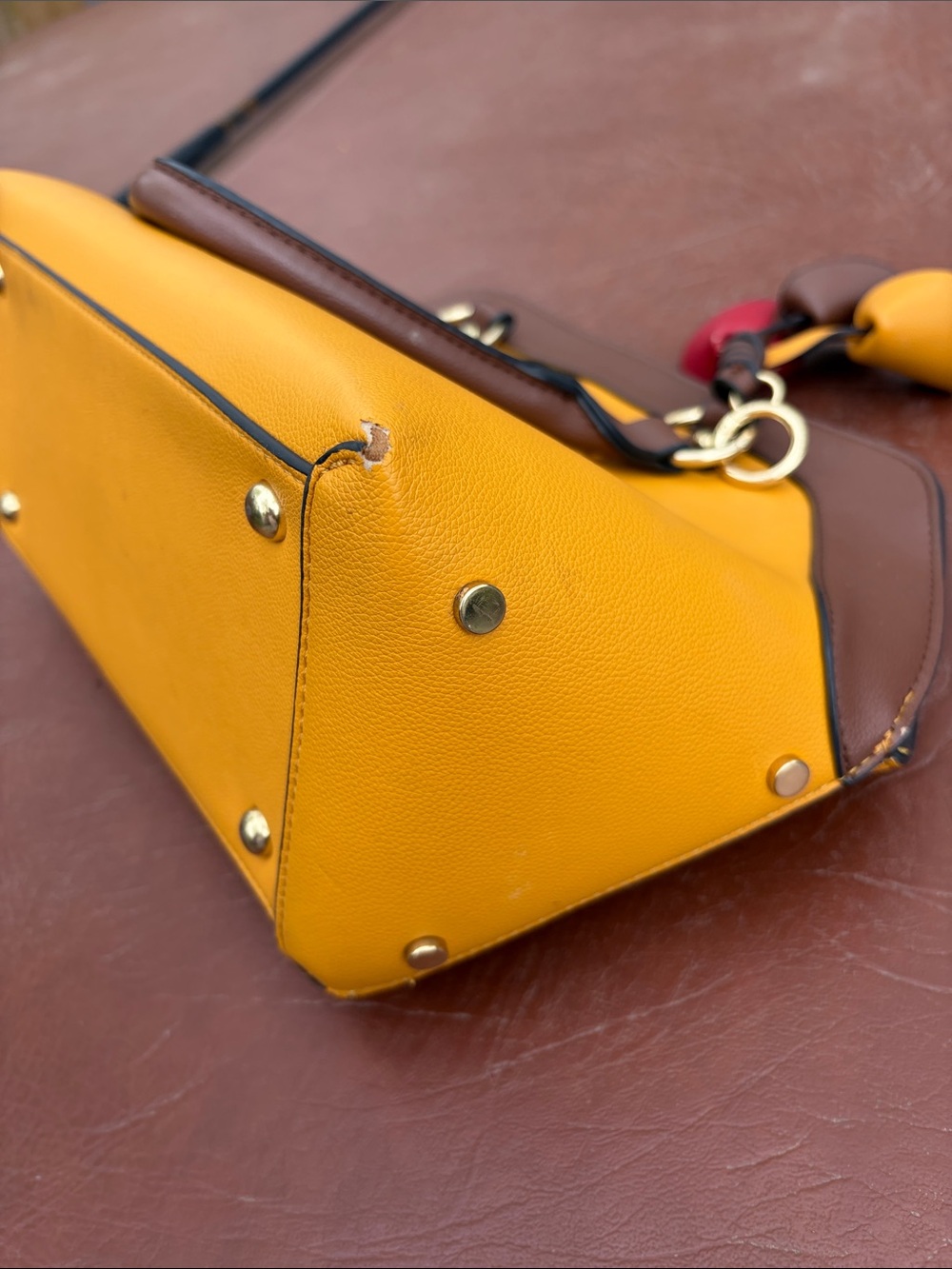 Vibrant Yellow Satchel Modern Stylish‎ Design Tassels - Picture 14 of 17